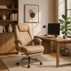 GIORGIO Fűthető Masszázs Forgófotel Bézs