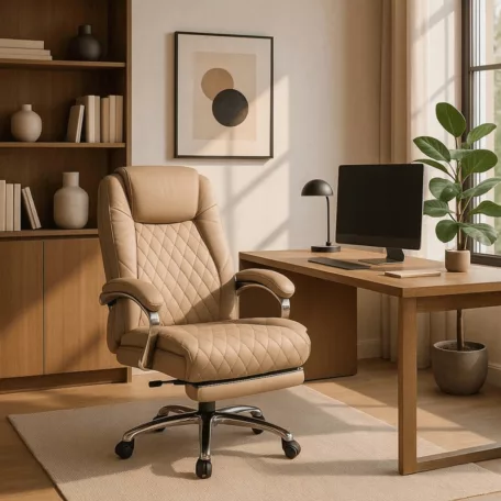 GIORGIO Fűthető Masszázs Forgófotel Bézs