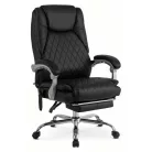 GIORGIO Fűthető Masszázs Forgófotel Fekete