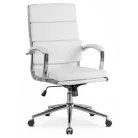 CAMILO Forgószék Fehér Ekobőr