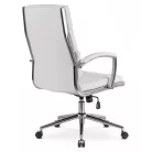 CAMILO Forgószék Fehér Ekobőr