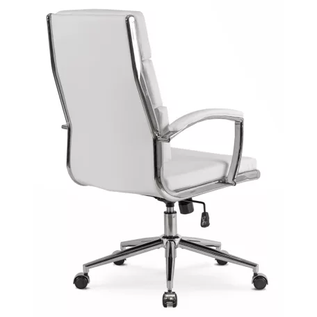 CAMILO Forgószék Fehér Ekobőr