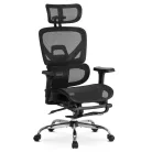KAIR ergonomikus fekete forgószék