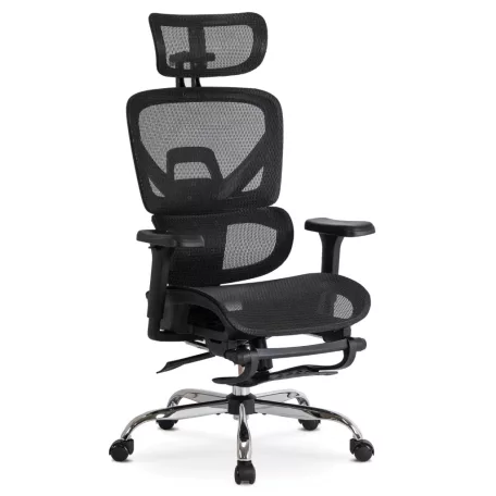 KAIR ergonomikus fekete forgószék
