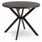 LUGO Kihúzható asztal 90-190 cm Diófa/Fekete