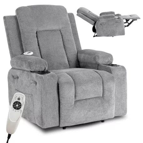 BOX 2 Dönthető Masszázsfotel Sötétszürke