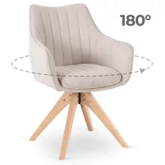 LEMON Forgószék Világosbézs