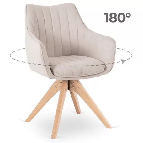 LEMON Forgószék Világosbézs