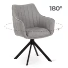 MUMBAI forgószék szürke