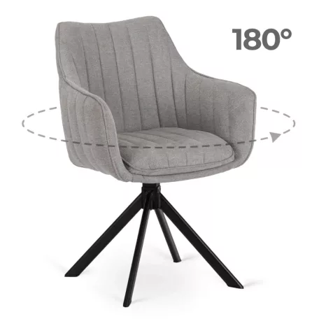 MUMBAI forgószék szürke