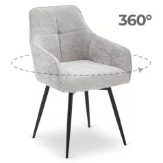 LARISA szürke forgószék