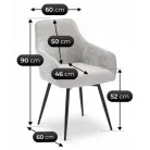 LARISA szürke forgószék