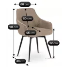 LARISA bézs forgószék