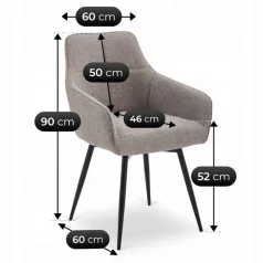 LARISA Cappuccino forgószék