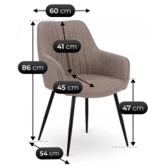 MALAGA Cappuccino szék