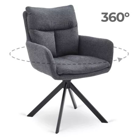 PAUL Forgószék Sötétszürke