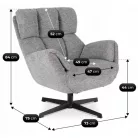 REAL szürke forgószék