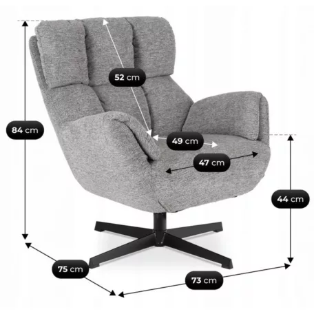 REAL szürke forgószék