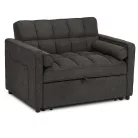 CORRA dönthető fotel alváshoz, fekete