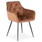 MODESTO piros bársony szék