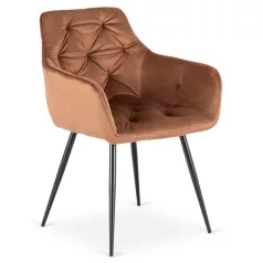 MODESTO piros bársony szék