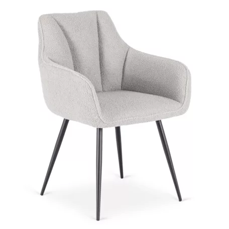 NAWARA szürke boucle szék