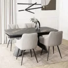 NAWARA szürke boucle szék