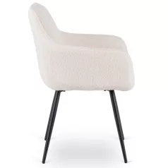 NAWARA krémszínű Boucle szék