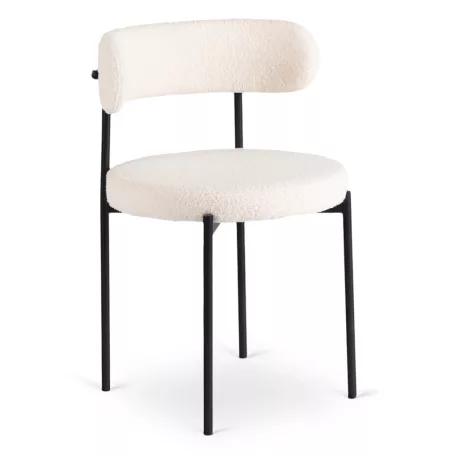 TULSA krémszínű Boucle szék