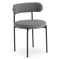 TULSA szürke boucle szék