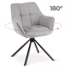 PEONY 2 szürke forgószék