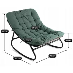 AURORA hintaszék zöld