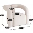 BRAZIL Krémszínű Fotel