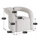 BRAZIL Fotel Szürke