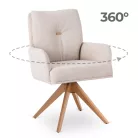 BIANCO bézs forgószék