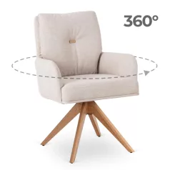 BIANCO bézs forgószék