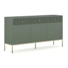 MARCOS Fiókos Komód 155 cm Zöld