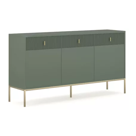 MARCOS Fiókos Komód 155 cm Zöld