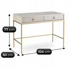 MARCOS Kasmír/Aranybarna Fésülködőasztal