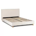 Ágy 140x200 KIOTO krémszínű boucle