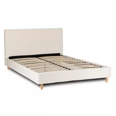 Ágy 140x200 KIOTO krémszínű boucle