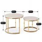 APULIA Kasmír/Arany asztalgarnitúra