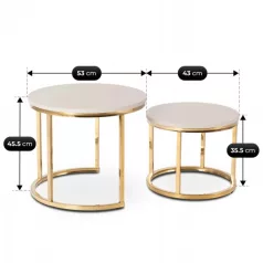 APULIA Kasmír/Arany asztalgarnitúra