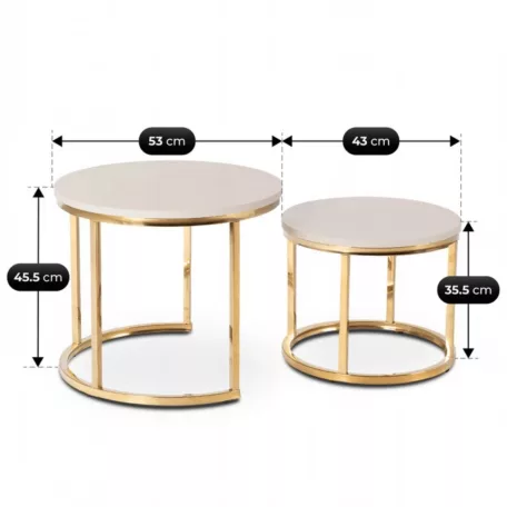 APULIA Kasmír/Arany asztalgarnitúra