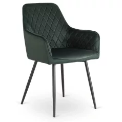 BRESSO Zöld Bársony Szék