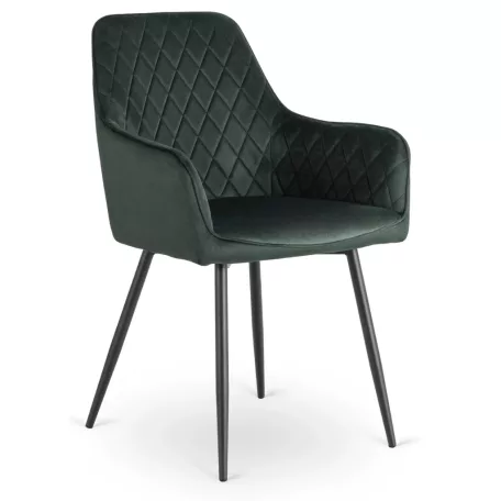 BRESSO Zöld Bársony Szék