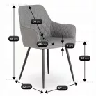 BRESSO 2 szürke szék