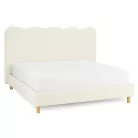 Ágy 160x200 IZMIR krémszínű Boucle