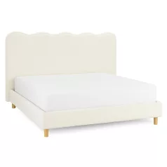 Ágy 180x200 IZMIR krémszínű Boucle