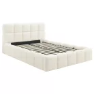 Ágy 140x200 MURCJA tárolóval Krémszínű Boucle